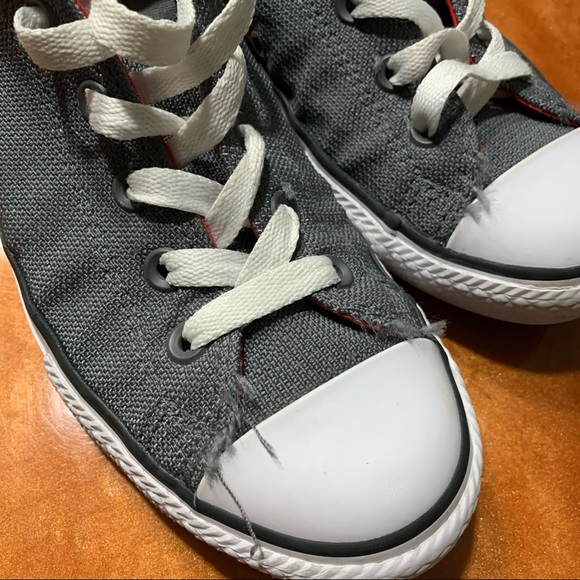 Converse All Stars Syde Street gray red black sneakers - Picture 6 of 9